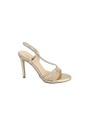 1 - CRISTIN CHELLY5 platino scarpe donna sandalo elastico tacco strass