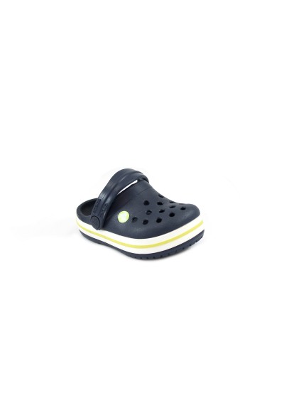 1 - CROCS CROCBAND CLOG 204537 navy citrus ciabatte zoccolo bambino gomma