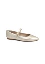 1 - CRISTIN FLAVIA3  platino scarpa donna ballerina punta cinturino
