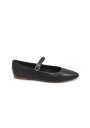 1 - CRISTIN FLAVIA3 nero scarpa donna ballerina punta cinturino