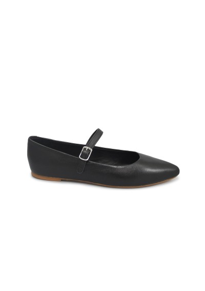 1 - CRISTIN FLAVIA3 nero scarpa donna ballerina punta cinturino