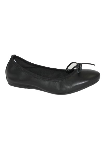 1 - DIVINE FOLLIE 300 nero scarpe donna ballerine elasticizzata pelle