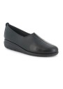 2 - GRUNLAND RYSA SC2540 nero scarpe donna zeppetta elastico montante pelle