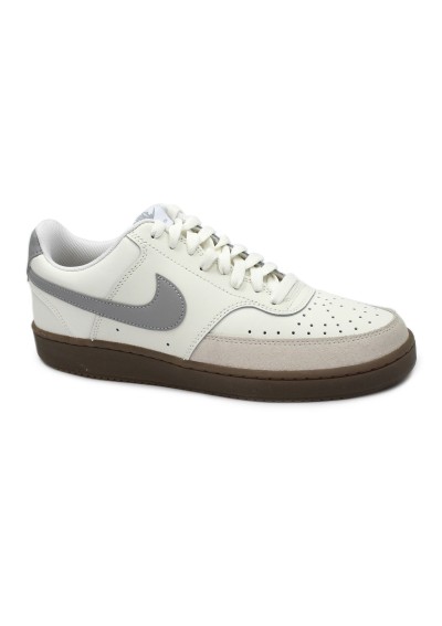 1 - NIKE COURT VISION LO HV2530 smoke grey grigio bianco scarpe uomo sneakers lacci unisex