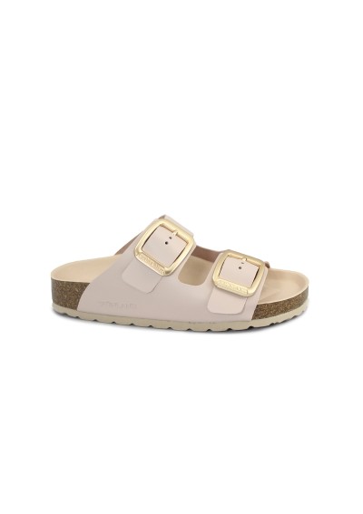 1 - GRUNLAND ENNY CB3272 rosa ciabatte donna anatomiche re-soft pelle fibbie birk