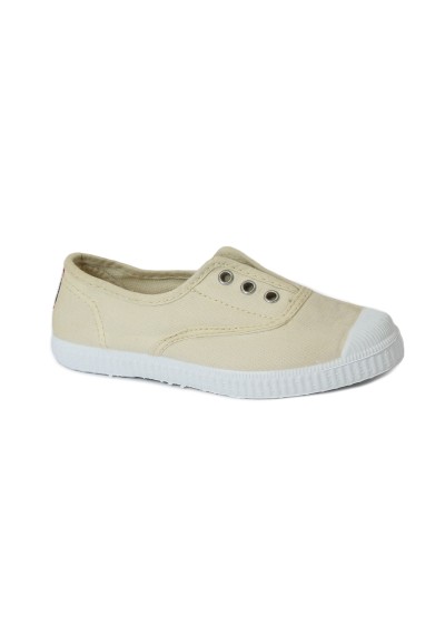 1 - CIENTA 70997 137 35/40 sand beige scarpe unisex elastico tessuto slip on profumata
