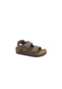 1 - BIRKENSTOCK MILANO AS KIDS 1029474 mocca marrone sandali bambino fibbie strappo pelle
