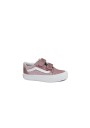 1 - VANS OLD SKOOL V YDFSL1 rose gold glitter scarpe bambina sneakers strappi