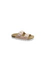 1 - GRUNLAND LUCE CB0714 32/39 rosa ciabatte bambina birk fibbie pelle