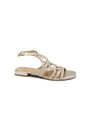 1 - GIOSEPPO BIRCH 75455 platinum oro sandali intreccio donna pelle cinturino