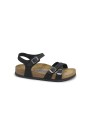 1 - BIRKENSTOCK KUMBA 1029526 black nero sandali donna fibbie pelle