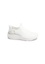 1 - SKECHERS 117617 TRUE DELIGHT bianco scarpe donna sneakers memory foam slip-ins VEGAN