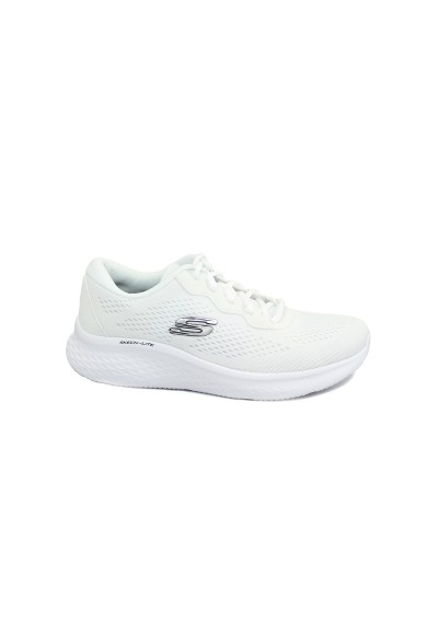 1 - SKECHERS 149991 SKECH LITE PRO white black bianco scarpe donna lacci memory foam VEGAN
