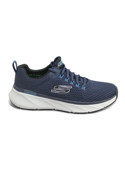 1 - SKECHERS 232843 EDGERIDE CONTENTION navy blu scarpe uomo sneakers tessuto memory foam