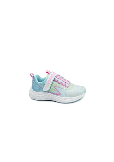 1 - SKECHERS 303920L GO RUN ACCELERATE light blue azzurro scarpe bambina sneakers strappo lavabili