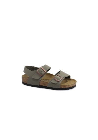 1 - BIRKENSTOCK NEW YORK KIDS BS 1029747 36/39 stone grigio sandali bambino fibbia