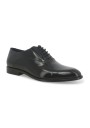 1 - MELLUSO U0885 nero scarpe uomo derby elegante pelle liscia lacci