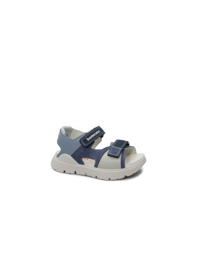 1 - BIOMECANICS 252227 28/34 petrol blu scarpe sandali bambino strappi pelle