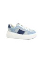 1 - CAFè NOIR DF9021 multi jeans scarpe donna sneakers lacci tessuto