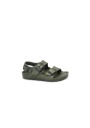 1 - BIRKENSTOCK MILANO EVA 1009354 khaki verde sandali bambino fibbie gomma