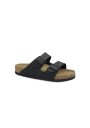 1 - BIRKENSTOCK ARIZONA 51791 black nero ciabatte donna fibbie