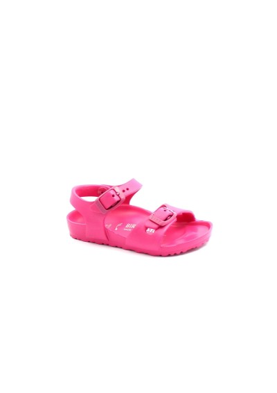 1 - BIRKENSTOCK RIO EVA 1015463 beetrot purple fuchsia sandali gomma bambina fibbie