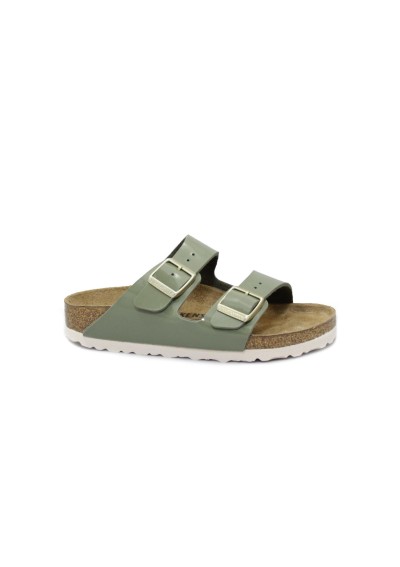 1 - BIRKENSTOCK ARIZONA BS 1013066 khaki verde ciabatte donna fibbie