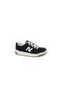 1 - NEW BALANCE PSB480 SB nero bianco scarpe bambini lacci sneakers pelle scamosciata