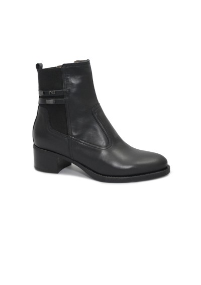 1 - NERO GIARDINI 1384 nero stivaletti donna tronchetti zip pelle