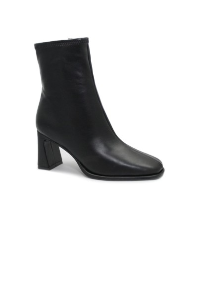 1 - STEVE MADDEN ODESA black nero stivaletto tronchetto donna tacco punta zip