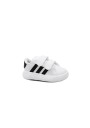 1 - ADIDAS GRAND COURT 2.0 CF ID5271 bianco nero scarpe bambino unisex sneakers strappi