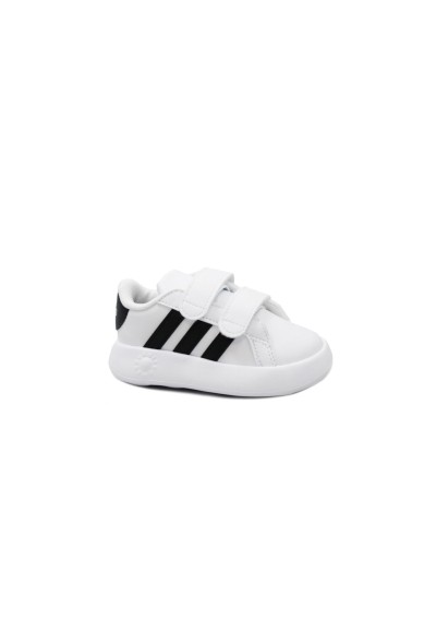 1 - ADIDAS GRAND COURT 2.0 CF ID5271 bianco nero scarpe bambino unisex sneakers strappi