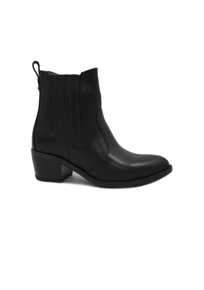 1 - NERO GIARDINI 13906 nero scarpe donna tacco stivaletti zip