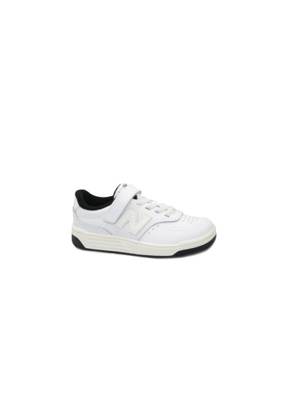 1 - NEW BALANCE PHB80 AB bianco scarpe sneakers bambini strappi più lacci ecopelle