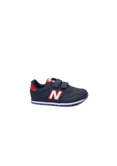 1 - NEW BALANCE PV500 BD1 blu scarpe sneakers bambino strappi ecopelle