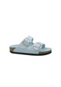 1 - BIRKENSTOCK ARIZONA BIG BUCKLE 1030374 baby blue high shine ciabatte donna fibbie