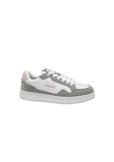 1 - ELLESSE GRANT032 ciment bianco grigio scarpe donna sneakers lacci