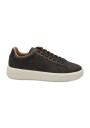 1 - BLAUER BUCK01 dark brown navy marrone scarpe uomo sneakers pelle lacci