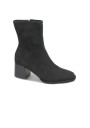 1 - STEVE MADDEN NEXTSTEP black nero stivaletto tronchetto donna tacco