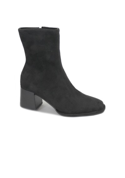 1 - STEVE MADDEN NEXTSTEP black nero stivaletto tronchetto donna tacco
