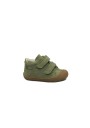 1 - NATURINO COCOON 12904 militare verde scarpe bambino strappi pelle primi passi