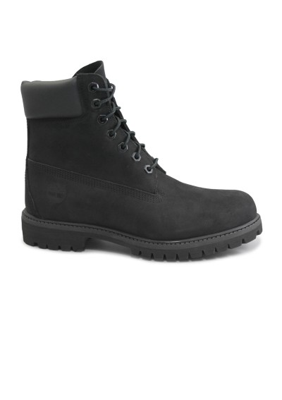 1 - TIMBERLAND 110073 PREMIUM 6 IN LACE black nero scarpe uomo scarponcini waterproof