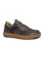 1 - AMBITIOUS 14095B-7129AM testa di moro scarpe uomo sneakers lacci pelle