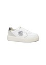 1 - BLAUER VENUS04 white black bianco scarpe donna sneakers pelle lacci