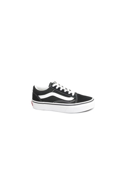 1 - VANS OLD SKOOL 9T6BT1 black white bambino sneakers lacci unisex