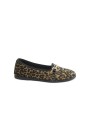 1 - GRUNLAND TIKA PA1281 cuoio multi marrone leopardata pantofola donna tessuto morsetto