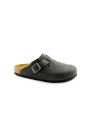 1 - BIRKENSTOCK BOSTON 059463 black nero ciabatta zoccolo donna fibbia