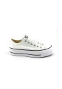 1 - CONVERSE 560251C bianco scarpe basse donna sneakers platform lacci