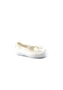 1 - CIENTA bianco scarpe Bambina ballerine elastico tessuto fiocco