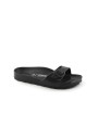 1 - BIRKENSTOCK MADRID EVA 128163 black nero ciabatte donna fibbia gomma